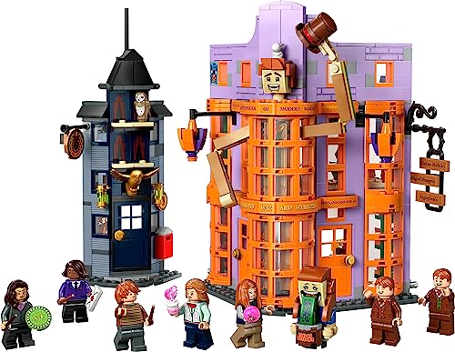 LEGO Harry Potter Weasleys' interior layout invites storytelling and interactive play.