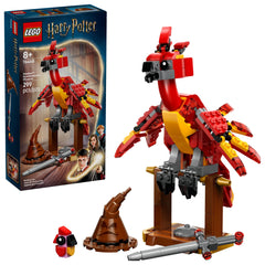 LEGO Harry Potter Fawkes bird figure for pretend flight and display