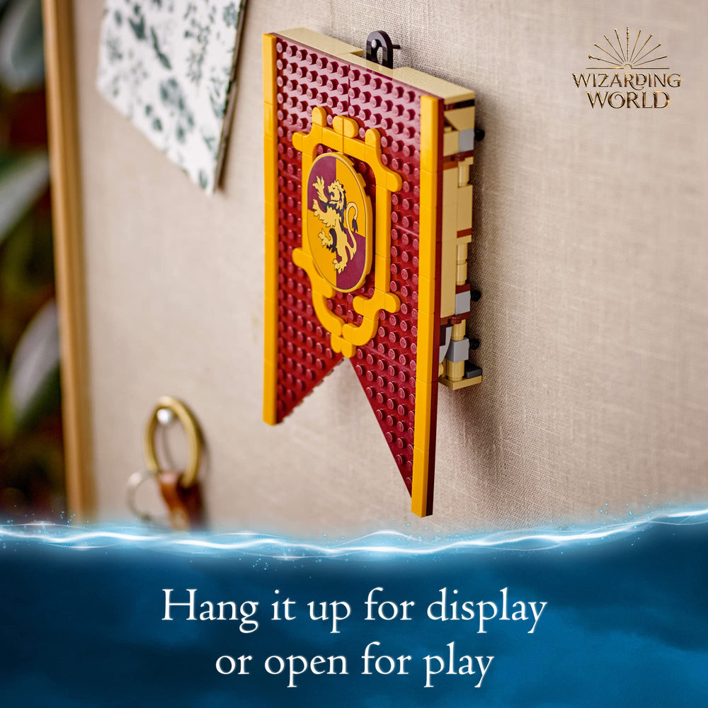 lego harry potter gryffindor lenticular backboard adds 3D magic