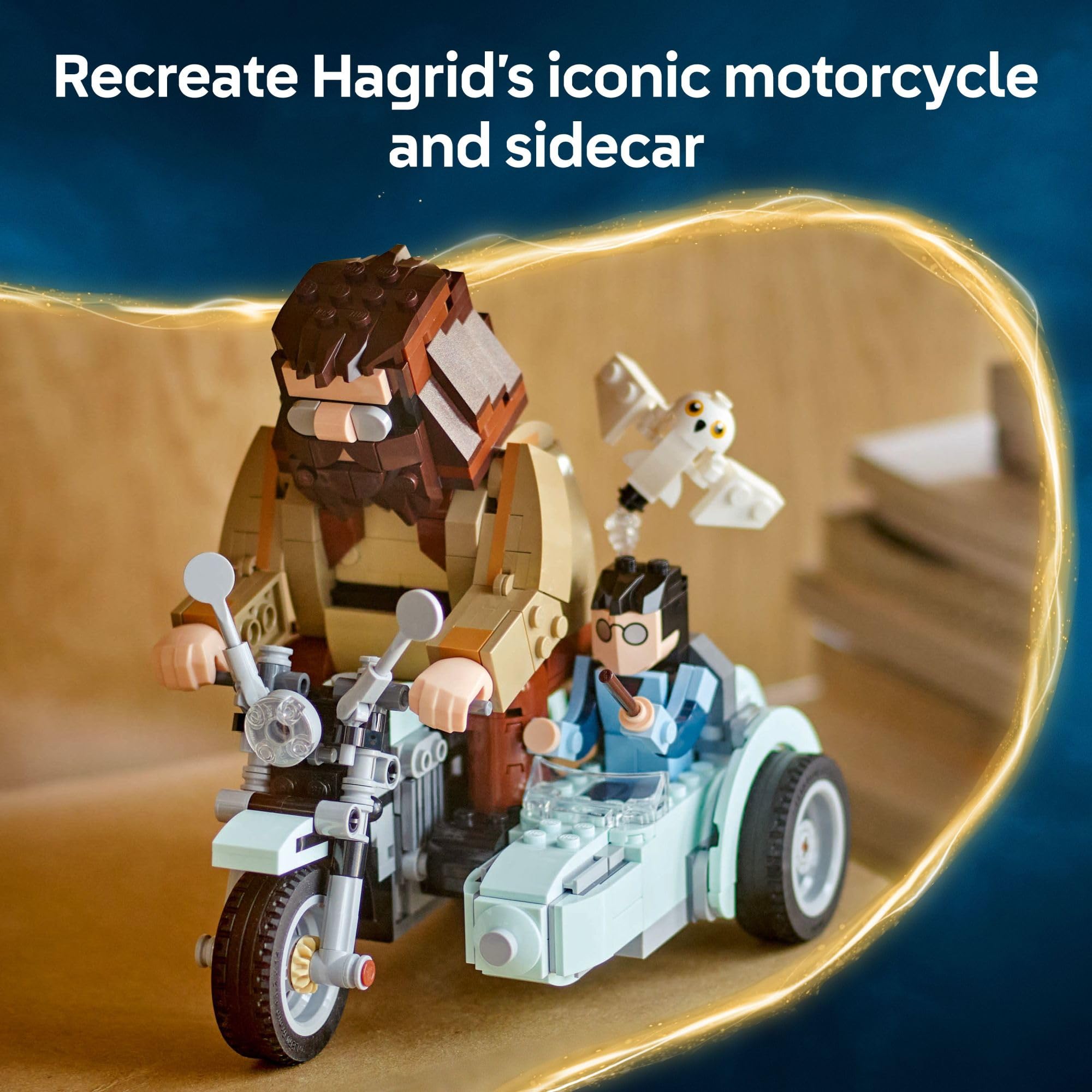 LEGO Hedwig figure included for magical flight-themed play