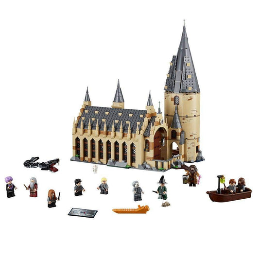 LEGO Harry Potter Hogwarts Great Hall front view for imaginative castle play