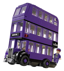 LEGO Knight Bus side panel open reveals interior access for easy play.