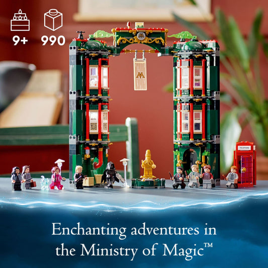 LEGO Harry Potter Ministry of Magic interior reveals Dolores Umbridge and Arthur Weasley offices for authentic scenes