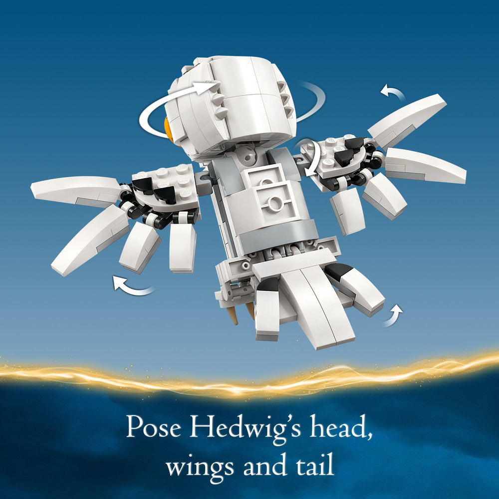 LEGO Harry Potter Privet Drive sign and perch for scene setup