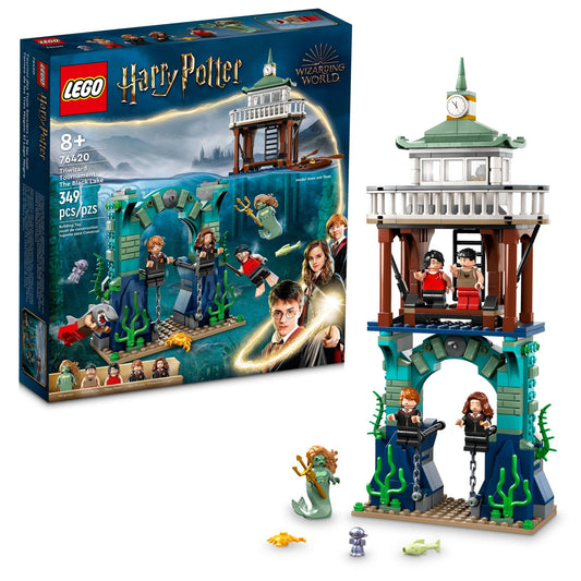 LEGO Harry Potter Triwizard Black Lake pier model for imaginative play sessions