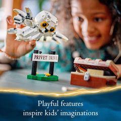 LEGO Harry Potter wand in its case for display and role play