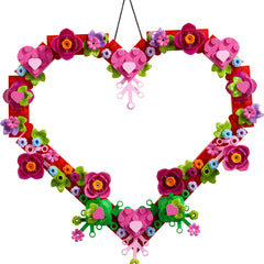 LEGO Heart Ornament includes bricks to customize the look