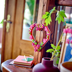 LEGO Heart Ornament hanging on wall for cozy home decor