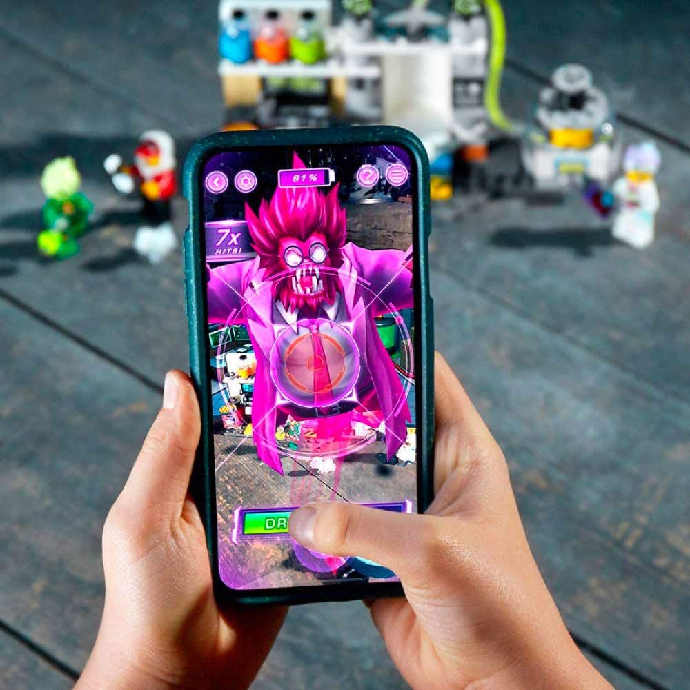 LEGO Hidden Side AR app interaction enhances exploration and discovery.