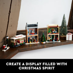 LEGO Holiday Main Street music store filled with instruments and gifts