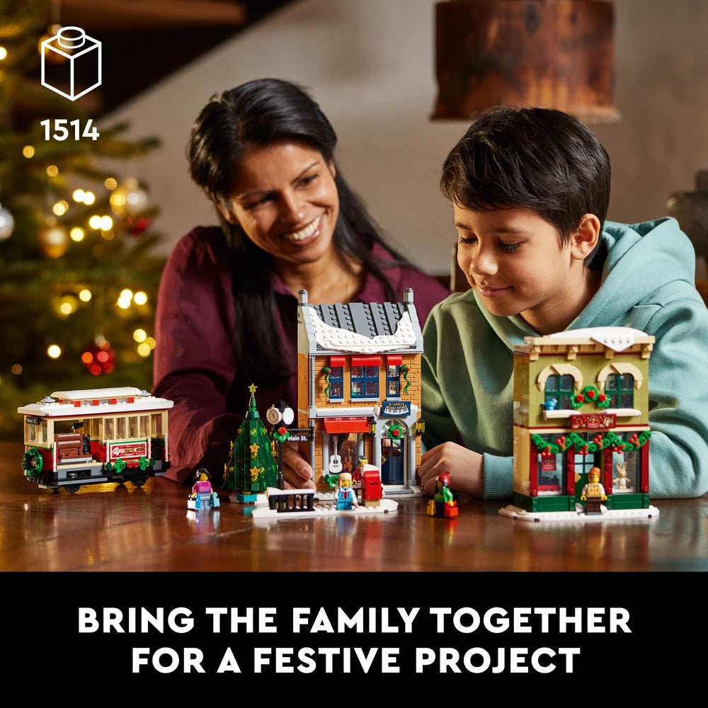 LEGO Holiday Main Street toy store with gifts, sparking holiday imagination