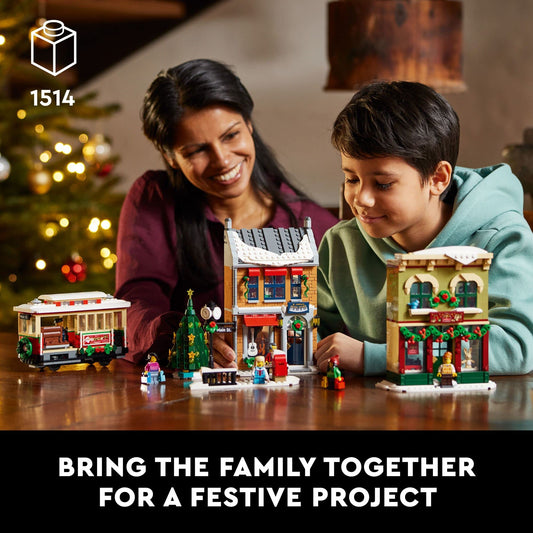 LEGO Holiday Main Street toy store with gifts, sparking holiday imagination