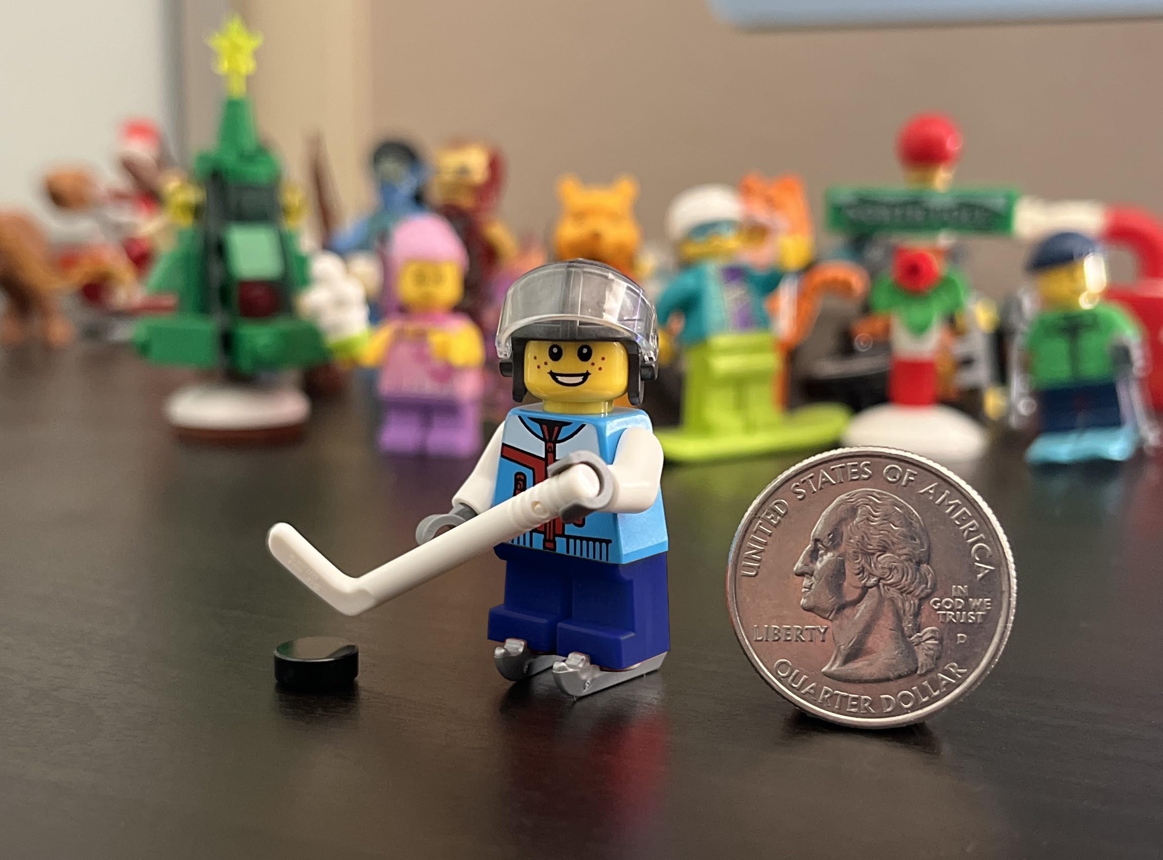 LEGO exclusive 2024 minifigure design for holiday scenes and imaginative play