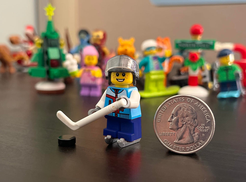 LEGO exclusive 2024 minifigure design for holiday scenes and imaginative play