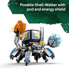 LEGO Horizon Adventures Shell-Walker model with moving limbs for battles.