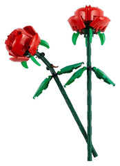 LEGO Iconic Rose 40460 adjustable stems allow flexible bouquet display
