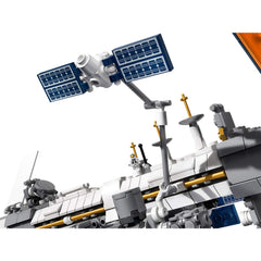 LEGO Ideas ISS 21321 148 page booklet provides ISS facts.