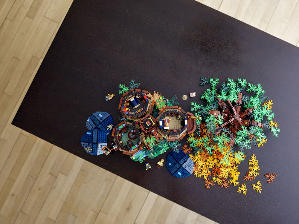 LEGO Ideas Tree House 21318 kids room with bunk beds encourages storytelling