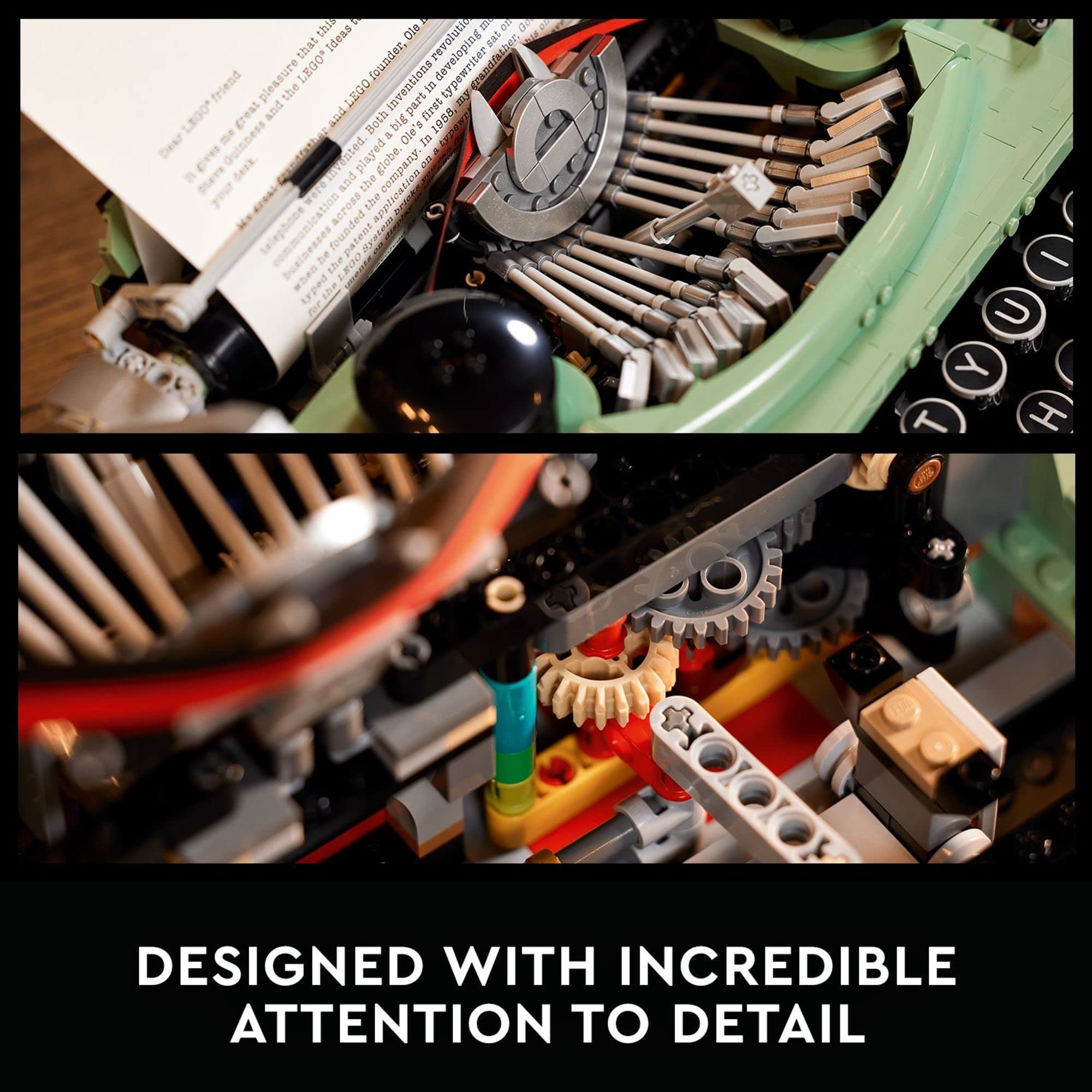 LEGO Ideas 21327 letter-in-slot adds a personal, legacy touch.