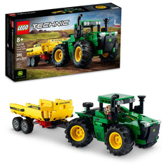 LEGO John Deere 9620R tractor front view for immersive play and display.