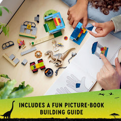 LEGO dinosaur egg in nest for playful storytelling and discovery