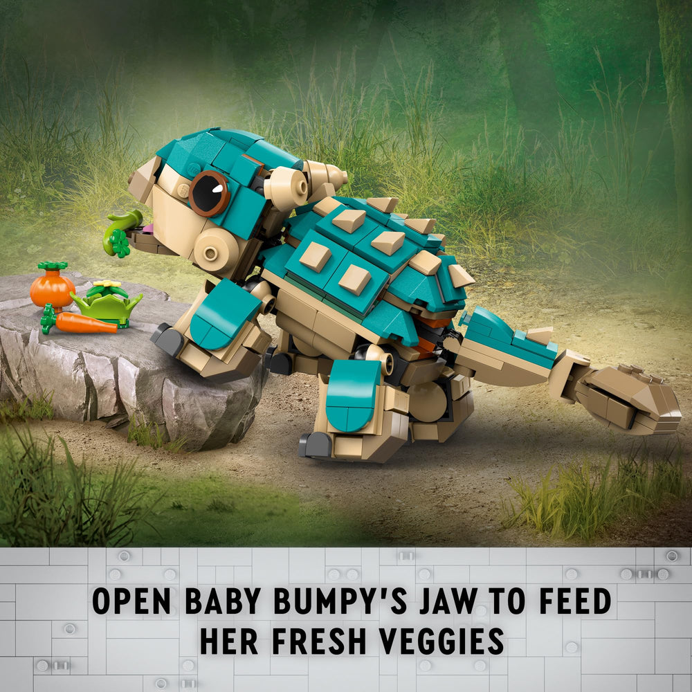 LEGO Baby Bumpy articulated legs enable varied poses