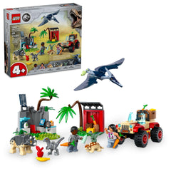 LEGO Jurassic World Baby Dinosaur Rescue Center vehicle ready for imaginative play and care scenarios