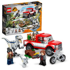 LEGO Jurassic World Blue & Beta set packaging for kids 6+