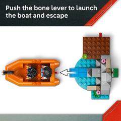 LEGO Jurassic World River Escape destroyable shed and playset for rebuilding adventures