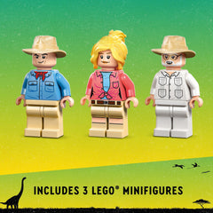 LEGO Jurassic World detachable leaves tree supports interactive storytelling and set-building variety.