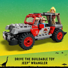 LEGO Jurassic World Dr. Ellie Sattler minifigure sparks curious exploration and teamwork.