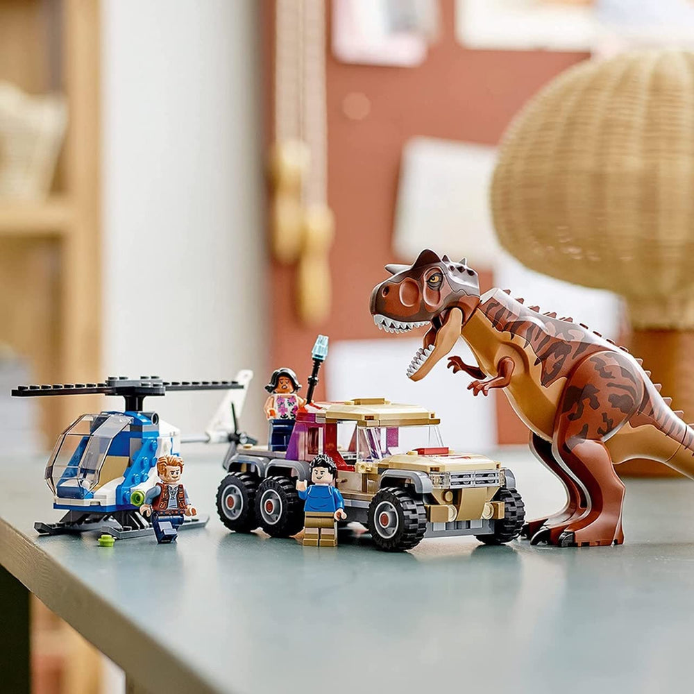 LEGO Jurassic World illustrated instructions box for easy independent building.
