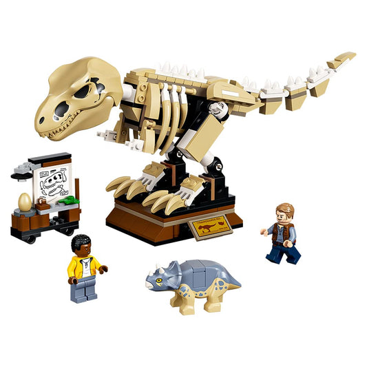 POSEABLE T. rex skeleton from LEGO Jurassic World for dynamic scenes