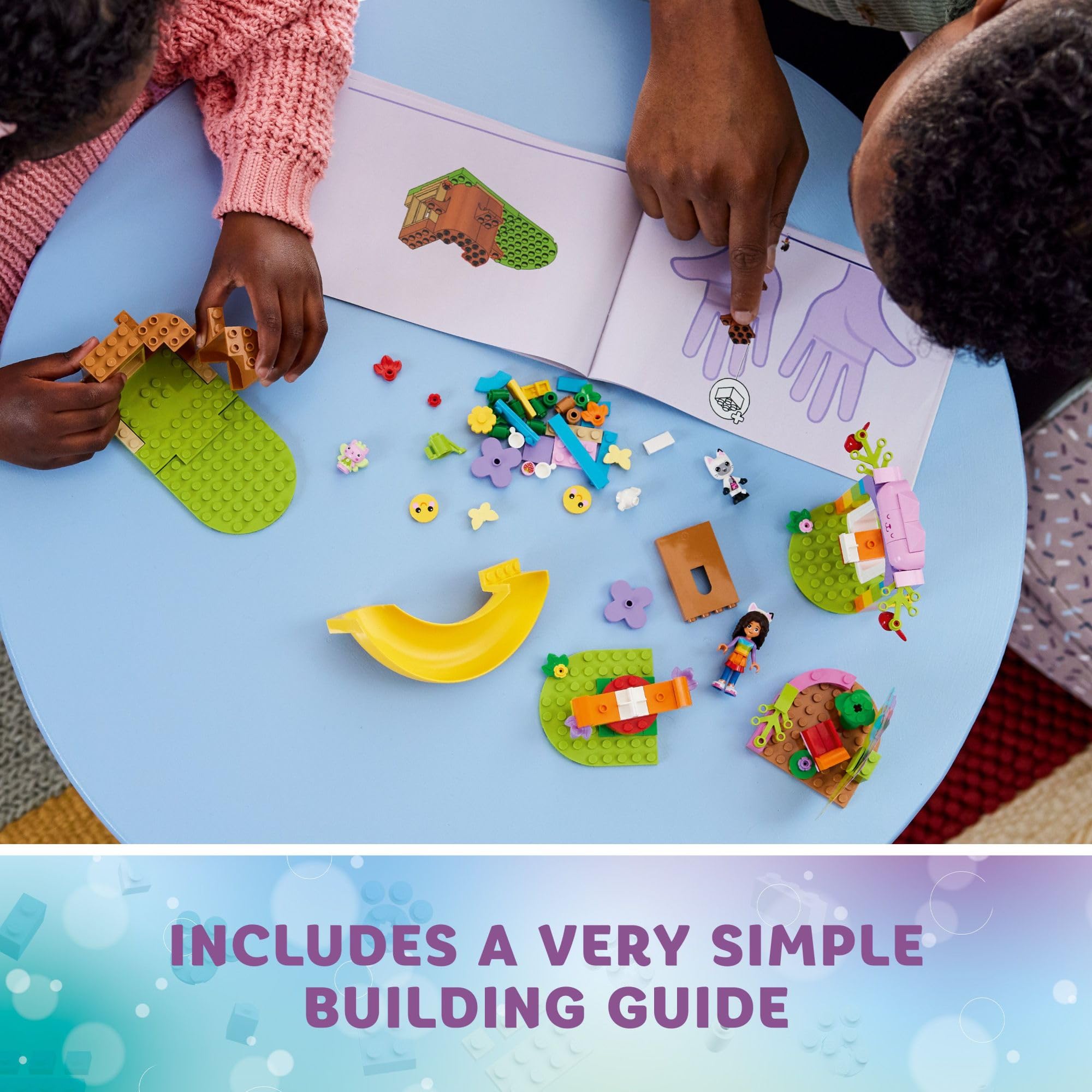 LEGO Kitty Fairy’s Garden Party slide inviting movement and balance exploration