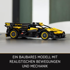 LEGO Le Bolide Bugatti display-ready model for collection display