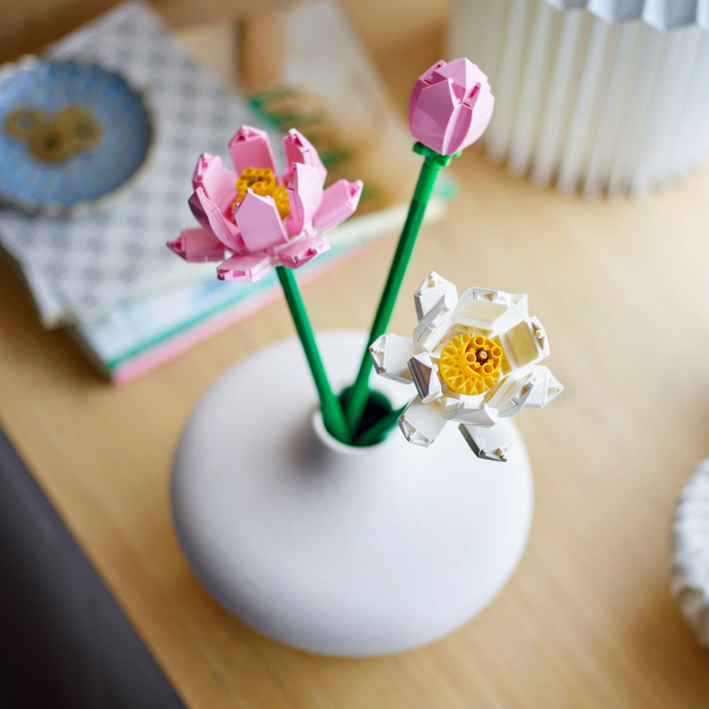 LEGO Lotus Flower set for kids 8+, creative gift idea