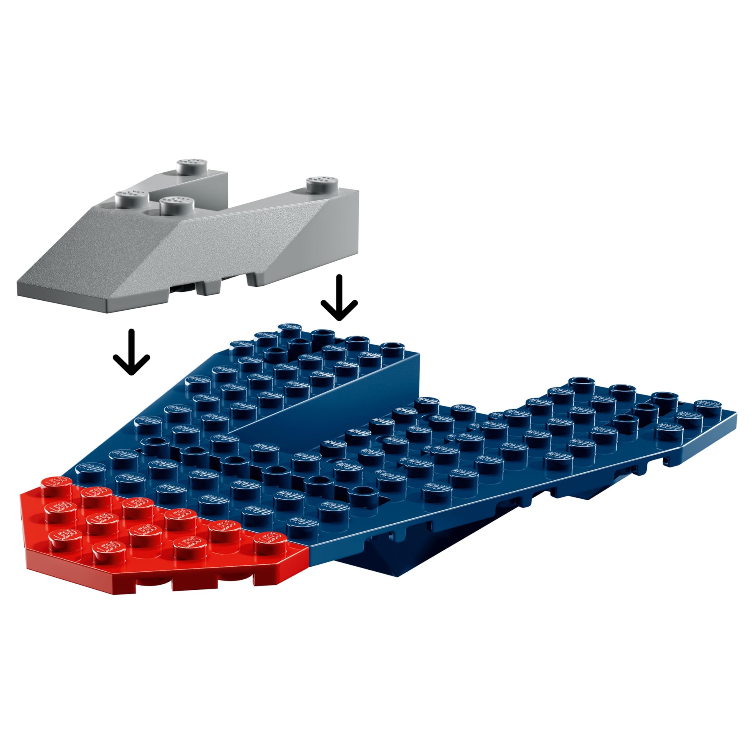 LEGO Marvel Captain America shield cockpit detail enhances quick setup