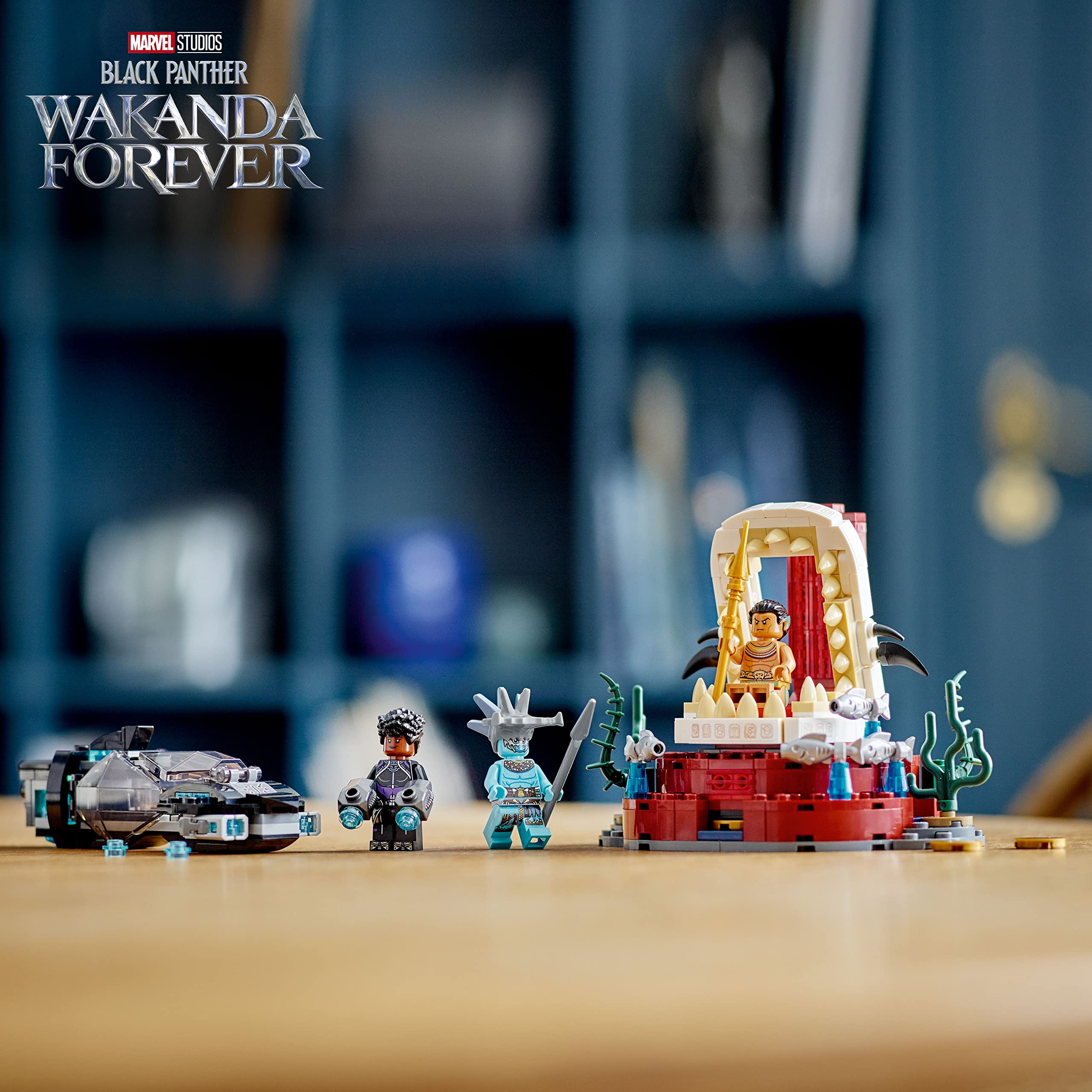 LEGO Marvel King Namor throne room with seaweed decor sparks imaginative adventures