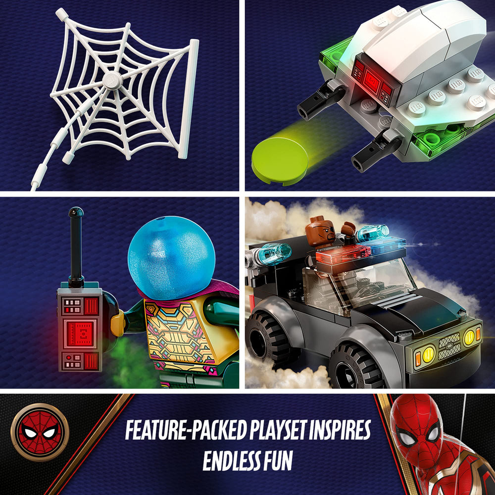 LEGO Marvel Spider-Man vs. Mysterio’s Drone Attack 76184 Instructions PLUS app compatibility