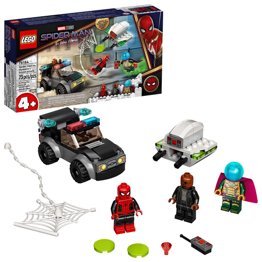 LEGO Marvel Spider-Man vs. Mysterio’s Drone Attack 76184 minifigs spark imaginative play
