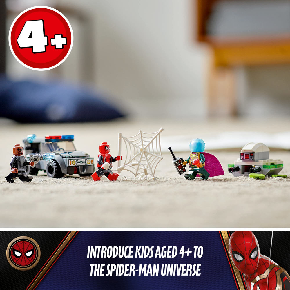 LEGO Marvel Spider-Man vs. Mysterio’s Drone Attack 76184 SUV ready for action-packed adventures