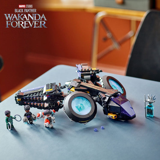 Sunbird engines tilt for dynamic aerial poses in LEGO Marvel adventures