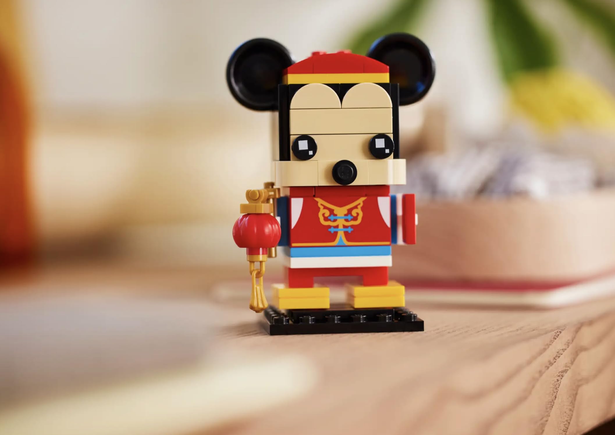 LEGO Mickey Mouse BrickHeadz Spring Party decorated torso boosts display appeal
