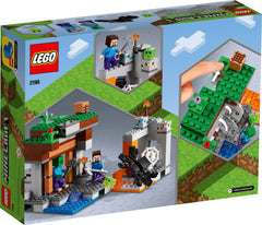 LEGO Minecraft The Abandoned Mine coal, iron and diamond elements for resource hunting.