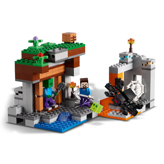 LEGO Minecraft Abandoned Mine zombie figure supports action-packed storytelling for kids
