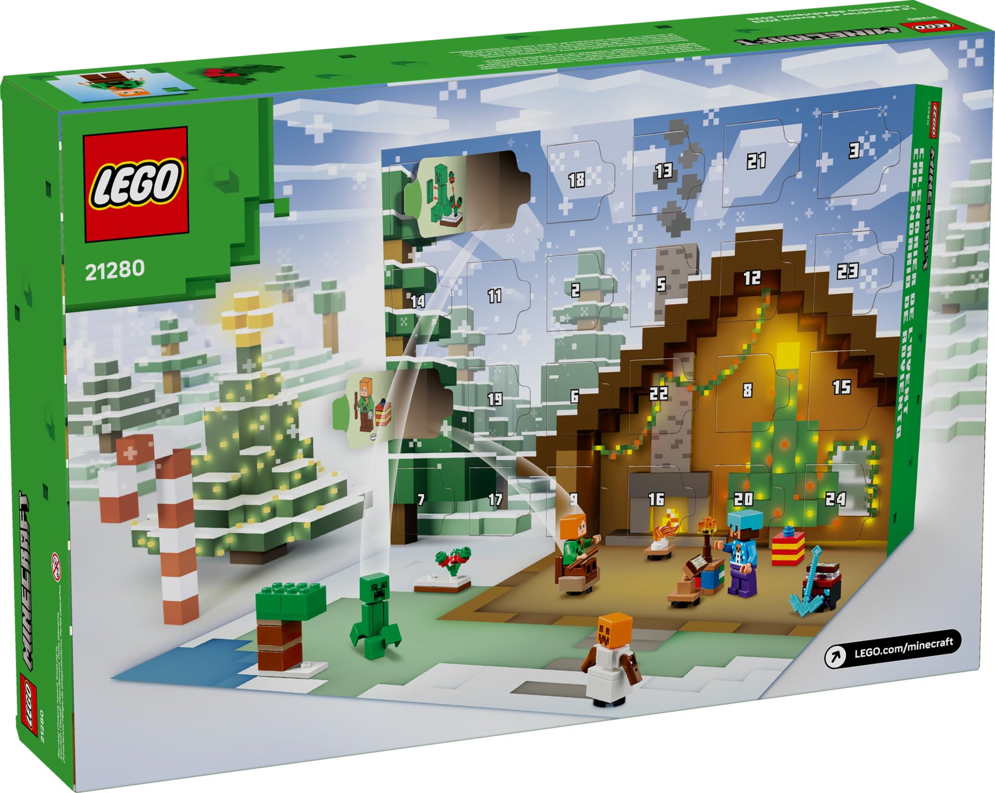 LEGO Minecraft Advent Calendar 2025 compatibility with other sets for expanded play