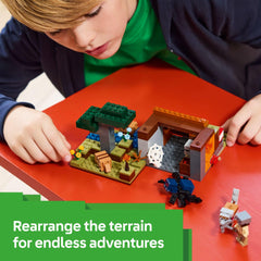 LEGO Minecraft Armadillo Mine Expedition wolf figure with armor crafting inspiration