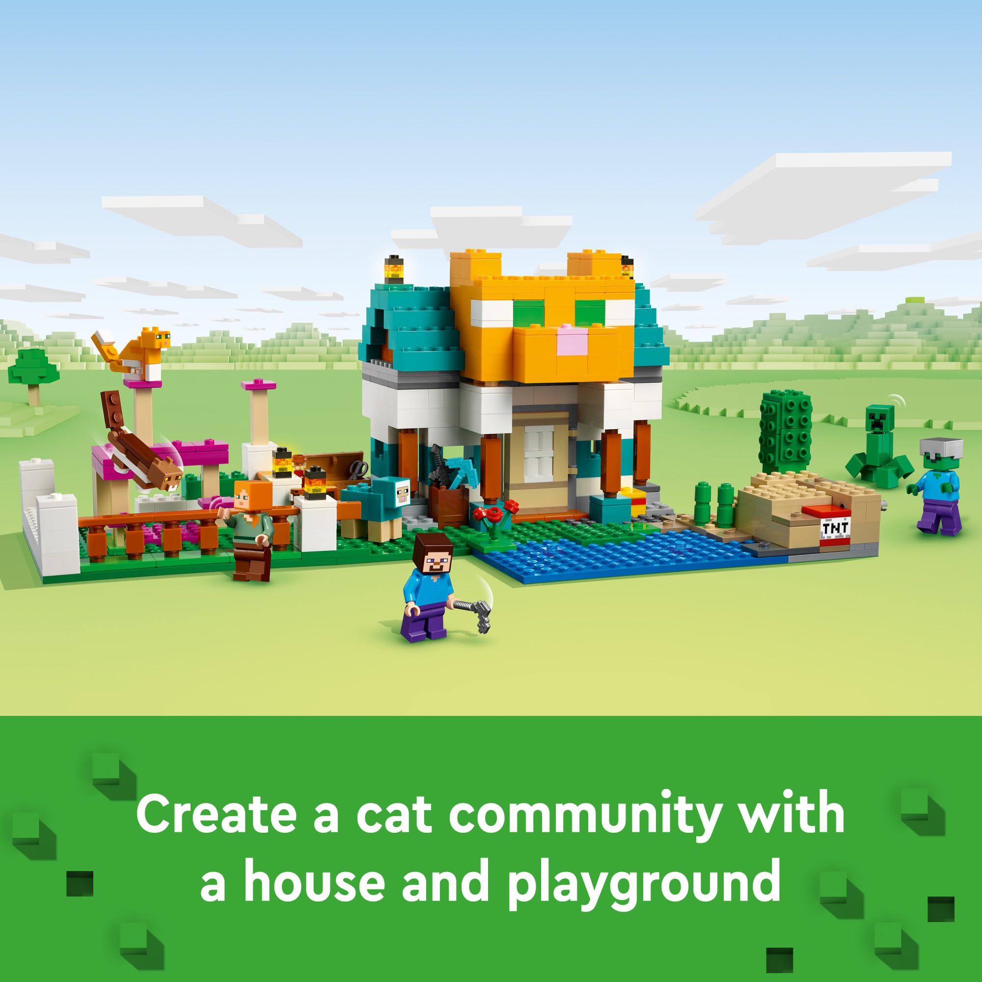 Alex figure from LEGO Minecraft The Crafting Box 4.0 for open-ended play.