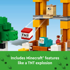 Zombie mob from LEGO Minecraft The Crafting Box 4.0 for action scenes.