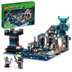 LEGO Minecraft Deep Dark Battle ancient city scene invites imaginative play.